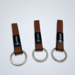 METAL AND LEATHER KEY CHAIN