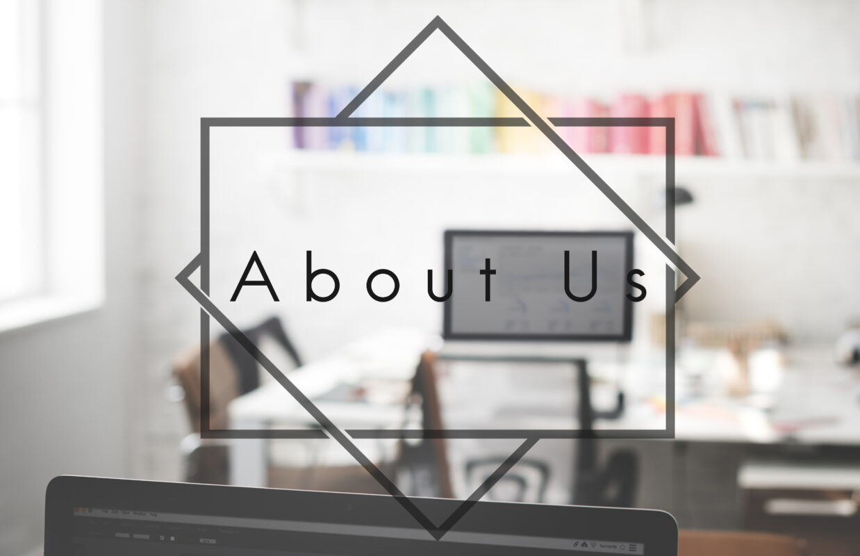 About Us Information Service Sharing Join Concept