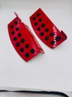 Universal CNC Aluminum Motorcycle Footrest (Paidan) | Red Anti-Slip Bike Foot Peg Set - Image 2