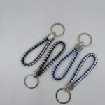 Premium Spring Coil Wire Keychain | Stretch Spiral Key Holder with Metal Rings | Elastic Key Ring
