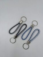 Premium Spring Coil Wire Keychain | Stretch Spiral Key Holder with Metal Rings | Elastic Key Ring