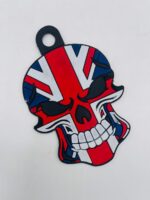 Premium England Flag Skull Silicone Hanging Decoration - Image 2