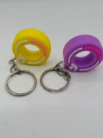 Premium Silicone Wrist Coil Keychain | Stretch Bracelet Key Ring | Soft Silicone Key Holder for Car & Bike Keys - Image 2