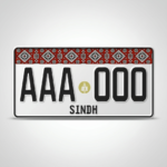 SINDH NUMBER PLATE PAIR