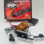 Universal 12V LED Strobe Flash Light Kit with 16 Flash Modes for Cars