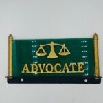 Advocate number plate for Metal