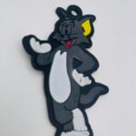 Tom Cartoon Silicone Hanging for Bike & Car | Soft PVC Rubber Hanging Ornament | Universal Vehicle Decoration